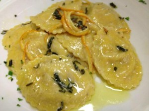 ravioli e robiola